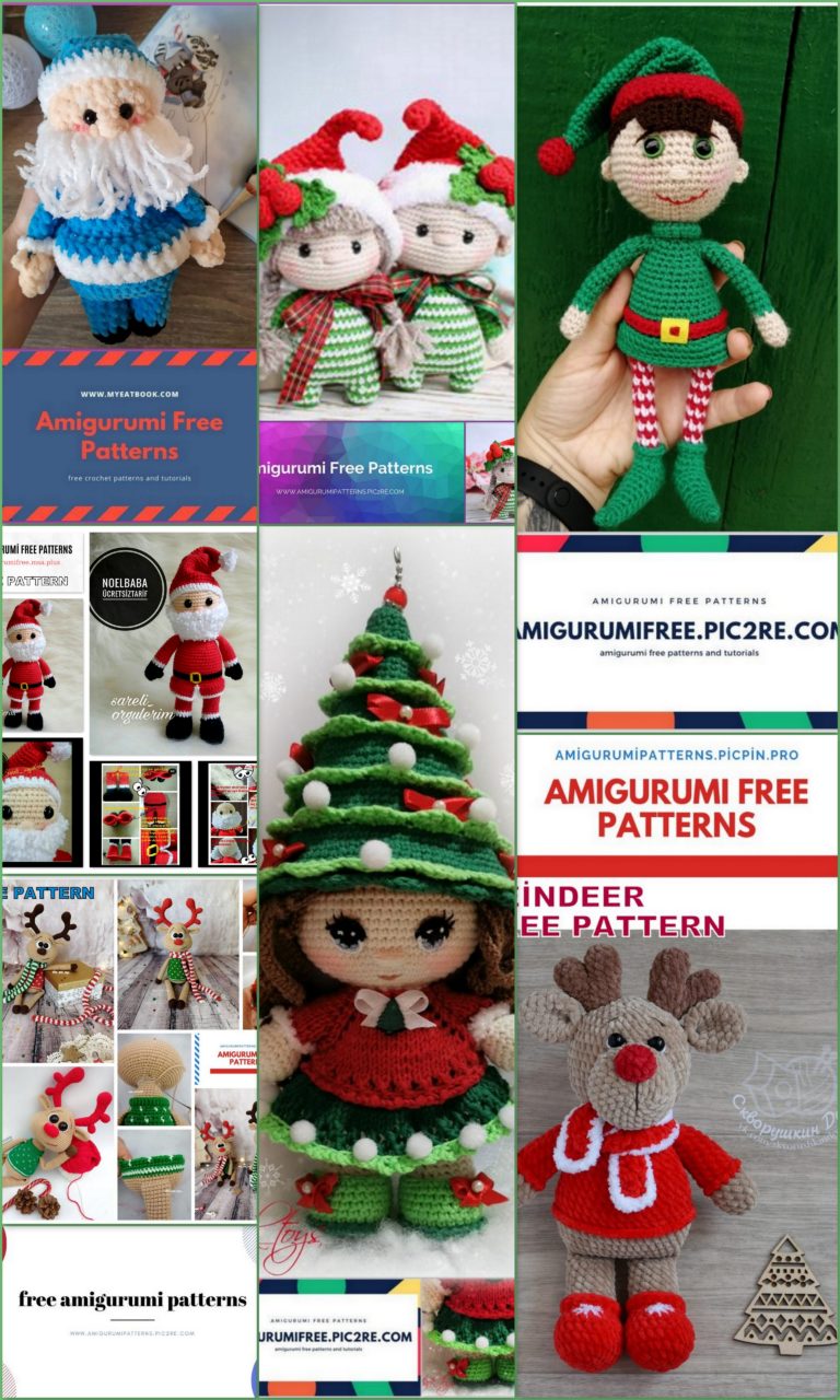 Amigurumi 20 Best Christmas Toys Free Crochet Pattern