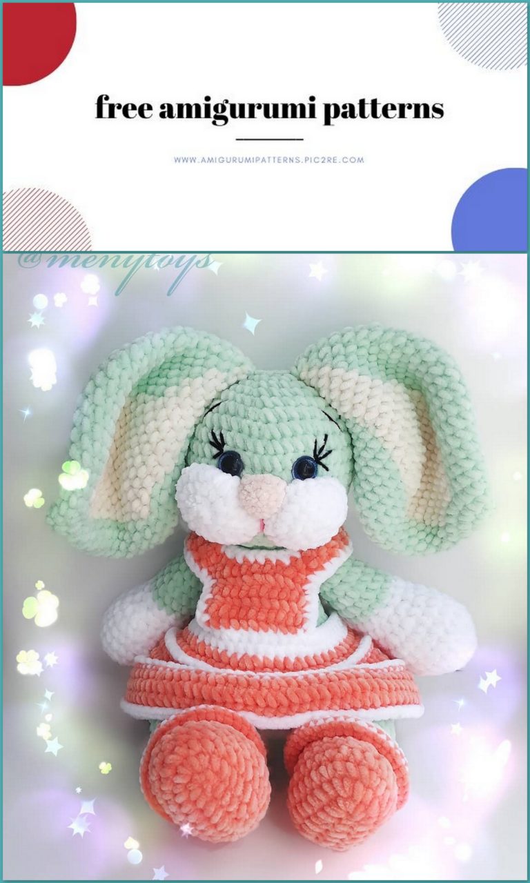 Amigurumi Velvet Bunny Ollie Free Crochet Pattern
