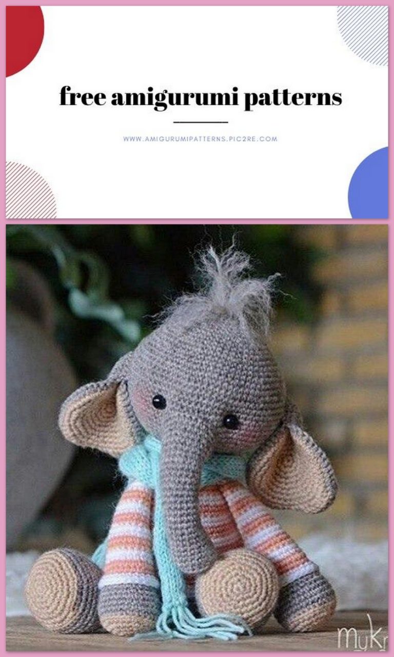 Amigurumi Elephant Nina Free Crochet Pattern