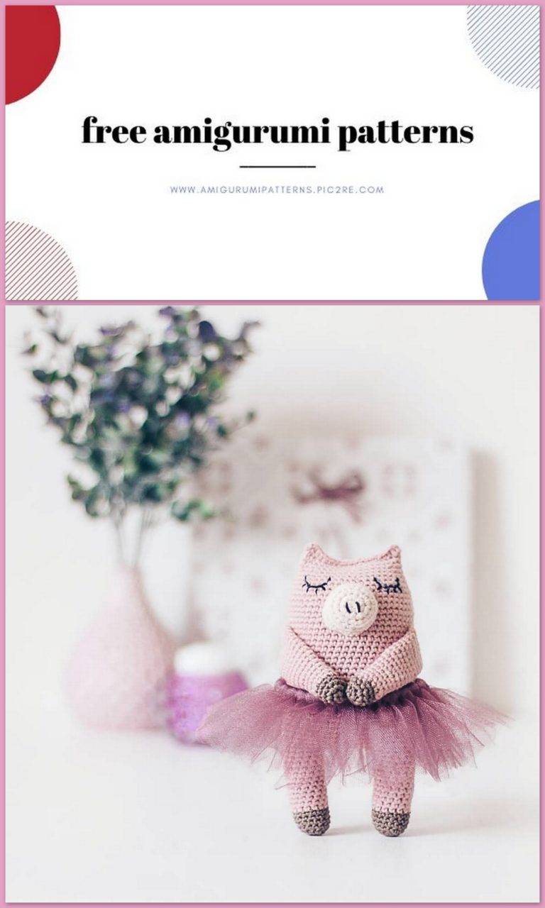Amigurumi Pig Sophie Free Crochet Pattern