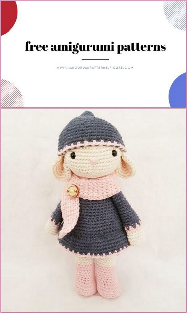 Amigurumi Sheep Doll Free Crochet Pattern