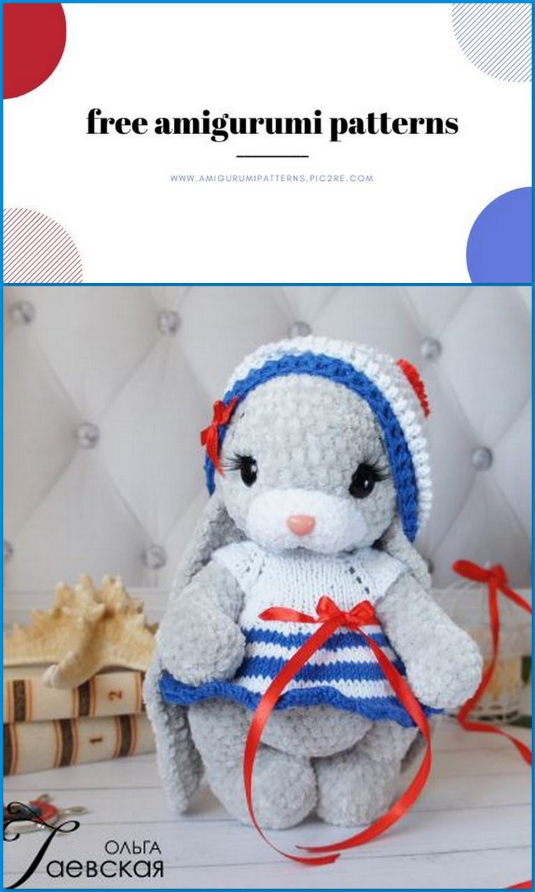 Amigurumi Bunny Sailor Free Crochet Pattern