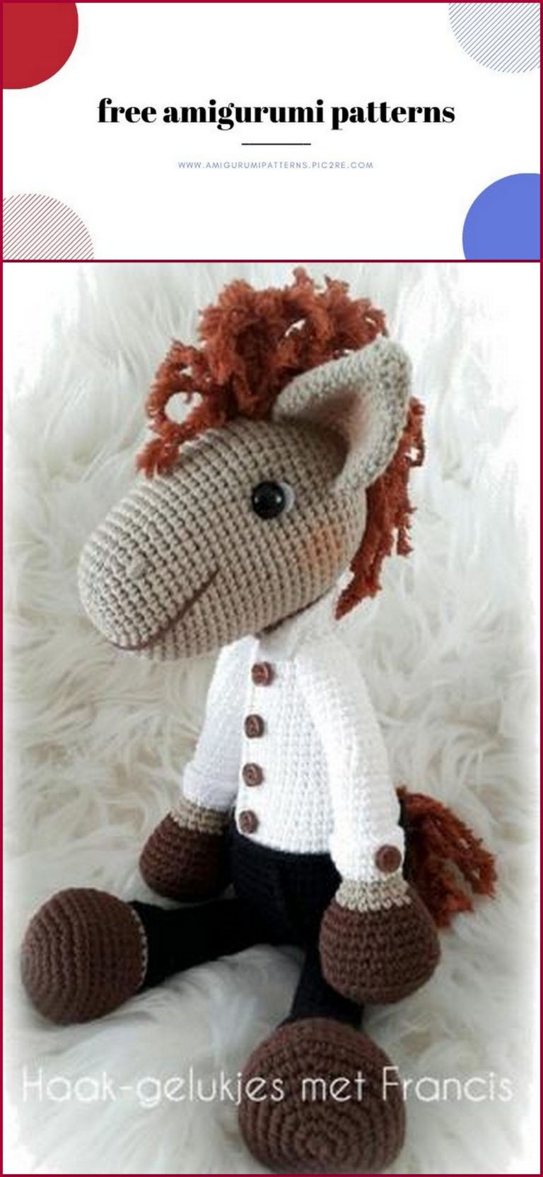 Amigurumi Winnie The Foal Free Crochet Pattern