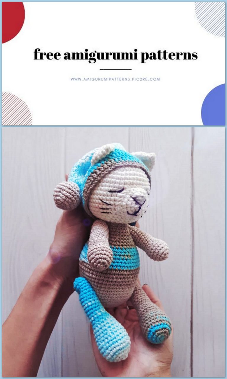 Amigurumi Sleeping Dog Free Crochet Pattern