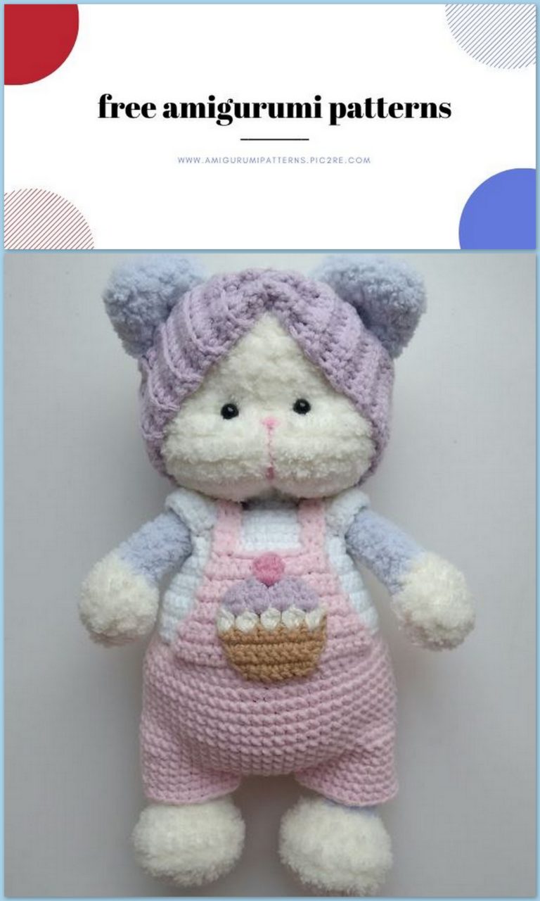 Amigurumi Plush Cat Free Crochet Pattern