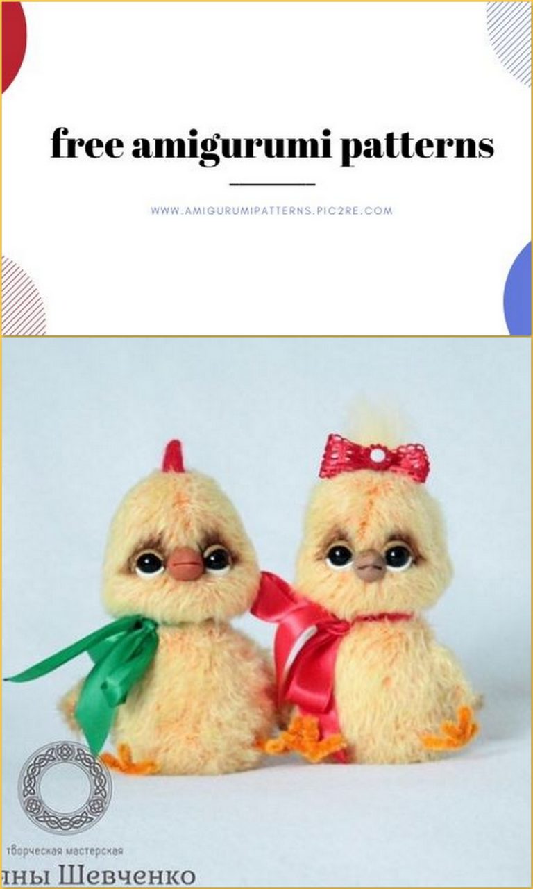 Amigurumi Chickens Free Crochet Pattern