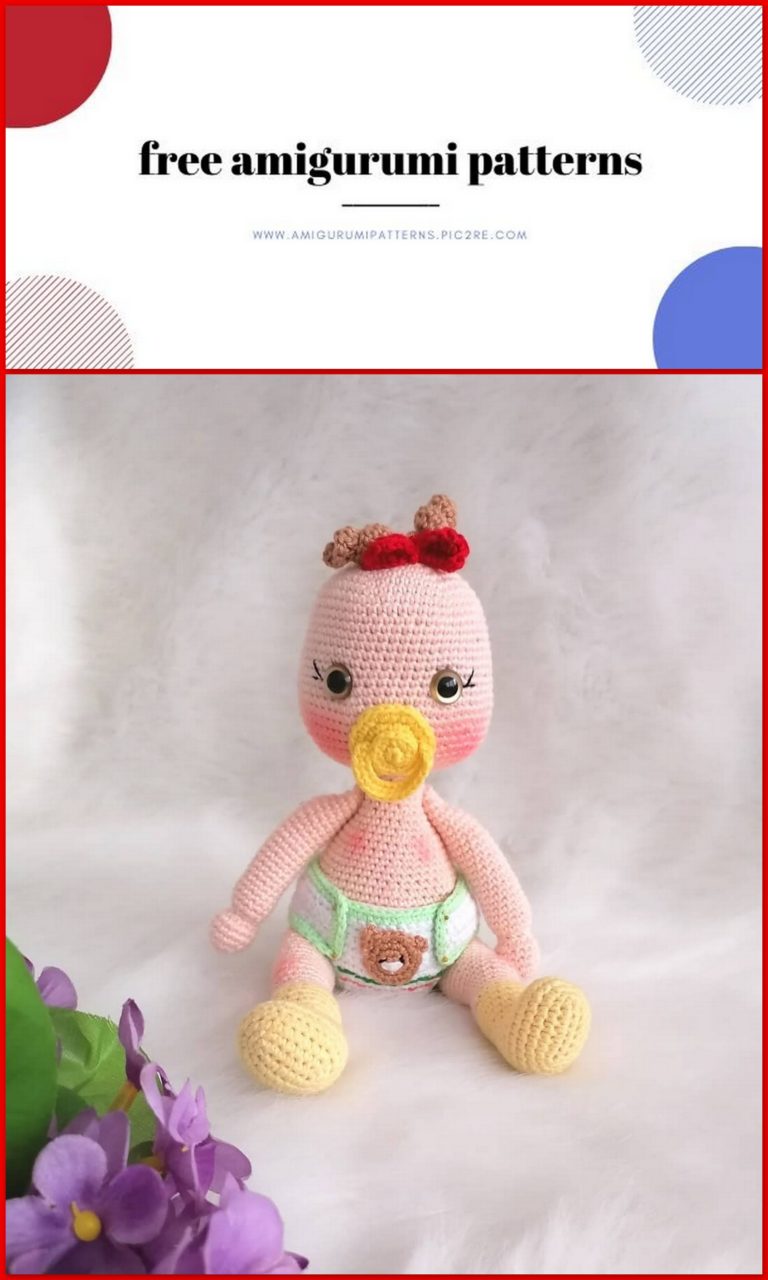 Amigurumi Pacifier Baby Free Crochet Pattern