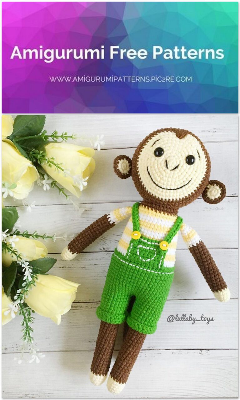 Amigurumi Monkey Dudu Free Crochet Pattern
