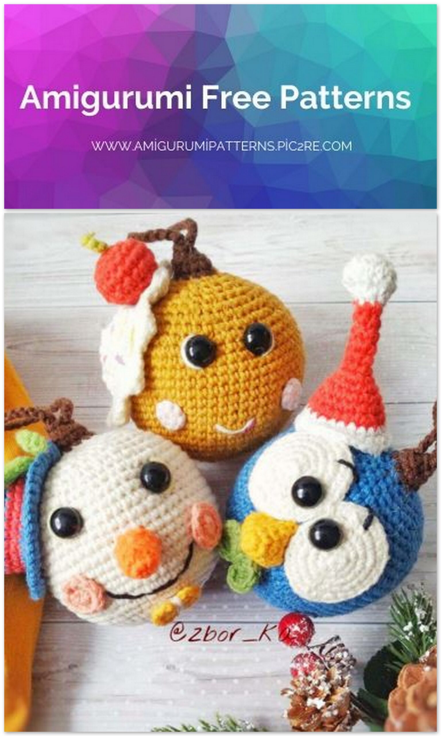 Amigurumi Christmas Balls Free Pattern – Amigurumi Patterns Pic2re