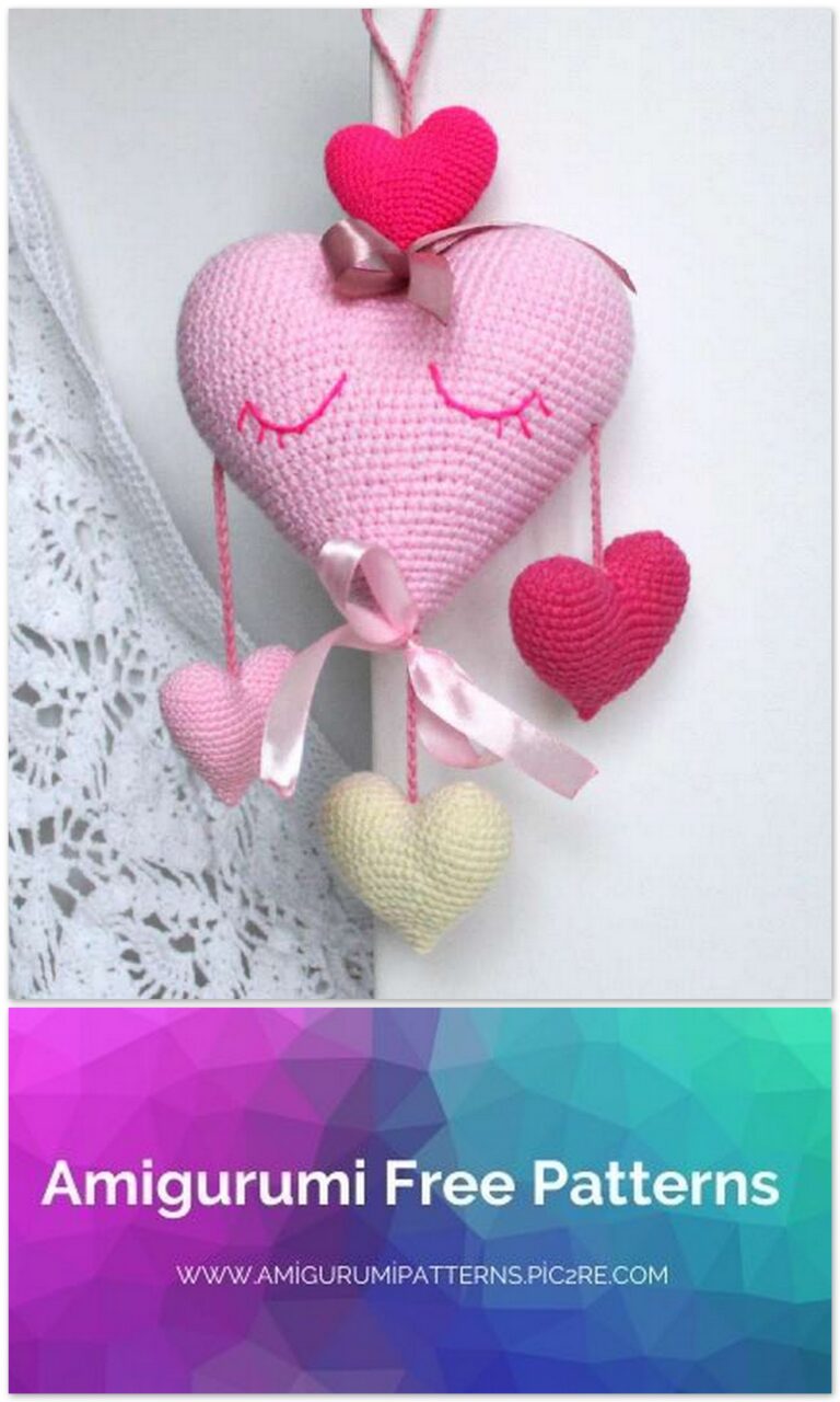 Amigurumi Heart Free Crochet Pattern