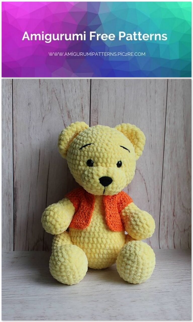 Amigurumi Plush Teddy Bear Free Pattern