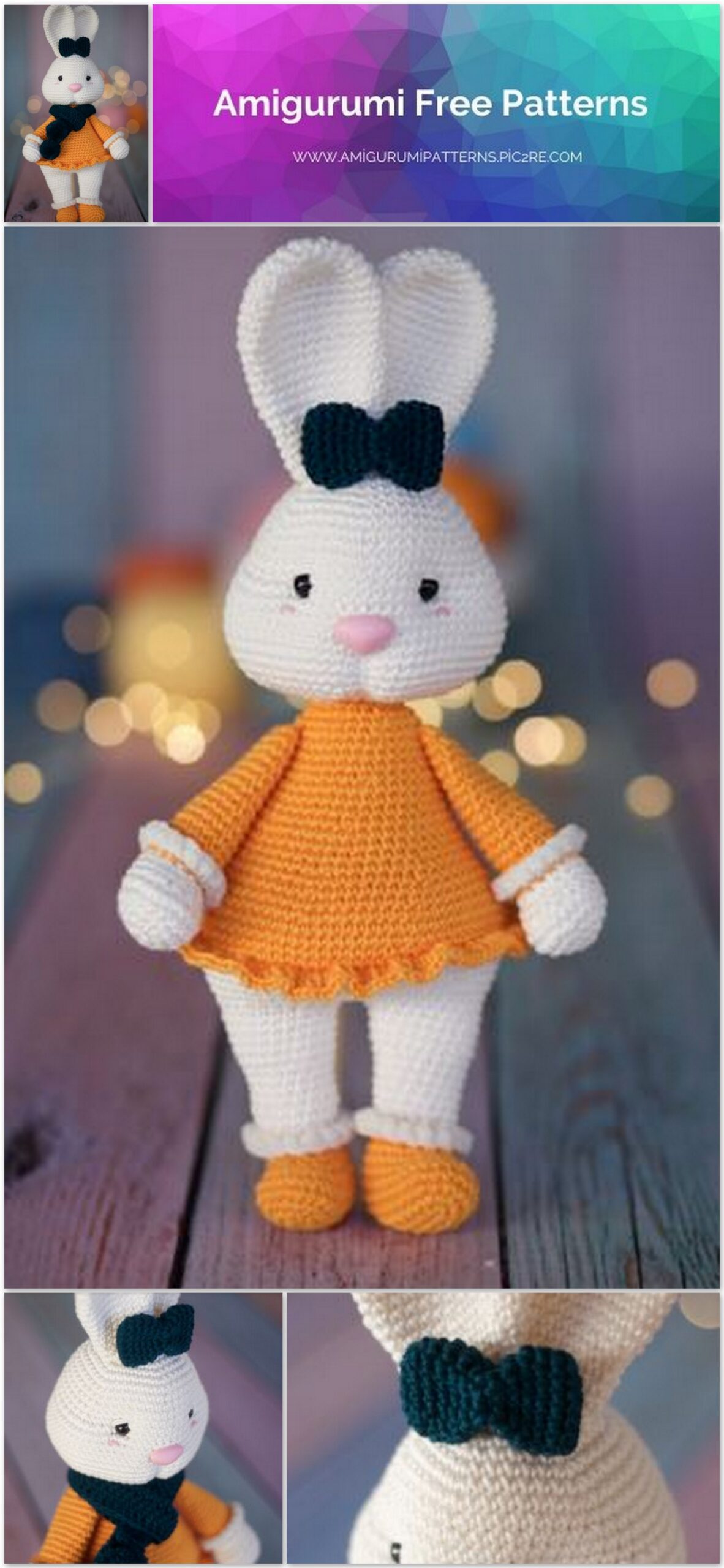 Amigurumi Bunny Free Crochet Pattern – Amigurumi Patterns Pic2re