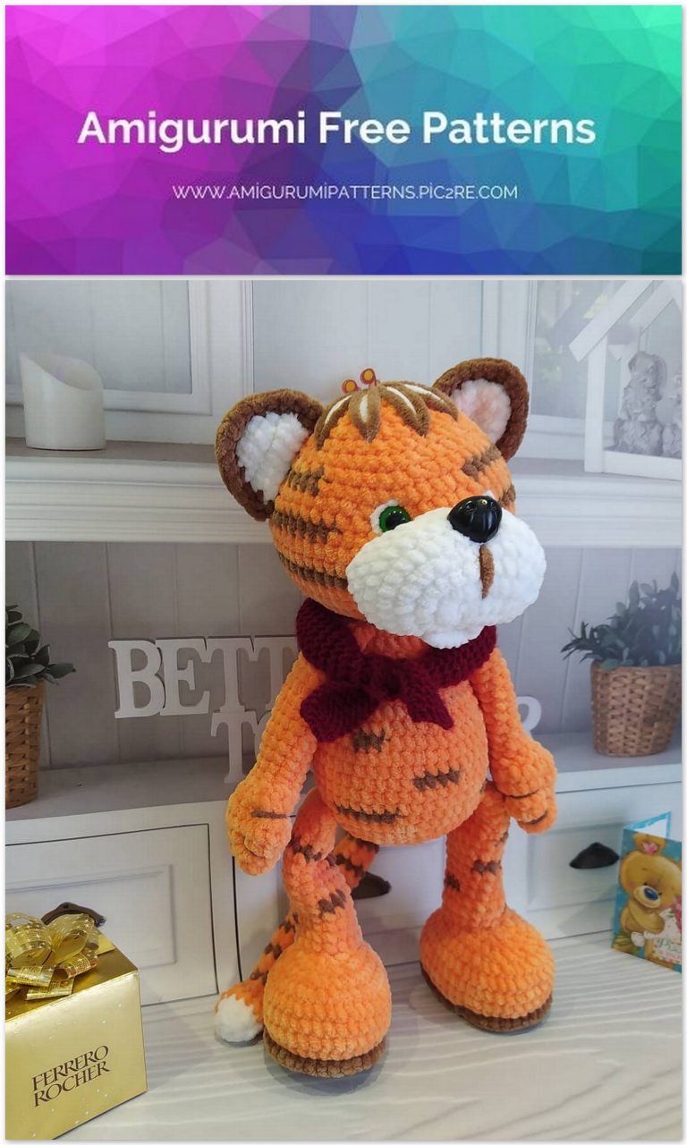Amigurumi Plush Tiger Free Crochet Pattern