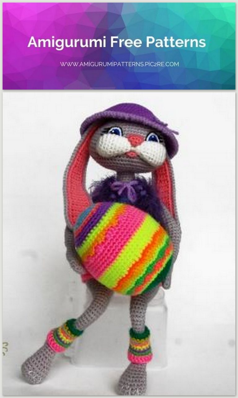 Amigurumi Easter Lady Bunny Free Pattern